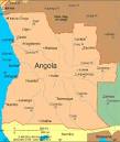 Map of <b>Angola</b>
