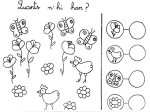 Fichas Infantiles: Fichas de números del 1 al 5