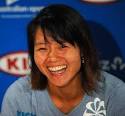 Li Na shares a joke with