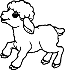 Image result for sheep coloring page