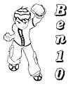Ben 10 coloring page