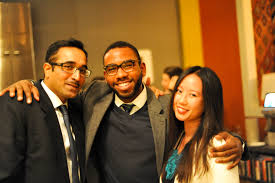 Board members Paritosh Gambhir and Julius Tapper enjoying the evening with a fellow guest. Julius was also the photographer for the event and provided us ... - 8195344650_a2b5794299_o