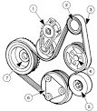 2000 Ford Escort Serpentine Belt Routing
