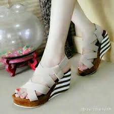 Jual wedges remaja - wedges - sandal wanita - sendal remaja ...