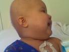 Isa in the hospital on her