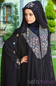 Beaded Stones Necklaces Abaya And Hijab � Girls Hijab Style ...