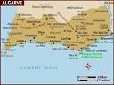 Map of Algarve