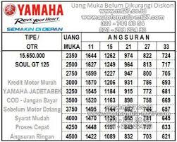 Adira Finance - Kredit Motor Yamaha - Price List - Daftar Harga ...