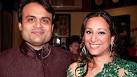 Radhika Oswal, with husband