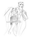 miku and inspector gordon by ~Ithilean on deviantART