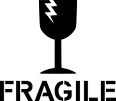 Fragile Sign clip art - vector clip art online, royalty free ...