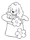 Valentine coloring page
