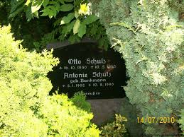 Grab von Antonie Schulz (geb. Bankmann) (05.01.1902-27.08.1990 ...