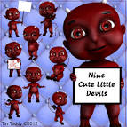 Devil Digital Clip Art For Scrapbooking, Card Making Etc - 9 Cute ... - product-hugerect-29910-4195-1337326678-86dff1204845be6bf6470cde0e6a780f