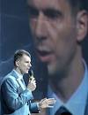 Alexey Sazonov/AFP/Getty ImagesNets owner Mikhail Prokhorov delivers a ... - 9739119-large