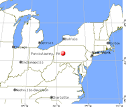 Punxsutawney, Pennsylvania map