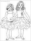 Ballet coloring page