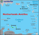 netherlands antilles map and information page