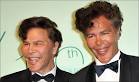 TV twins' big grins. Spot the