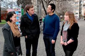 ... flanked by OUSA welfare officer Shonelle Eastwood (left), and NZUSA national women\u0026#39;s rights officer Caitlin Dunham at the University of Otago yesterday. - new_zealand_union_of_student_associations_co_presi_4e313f019c