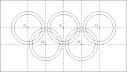 Graphismes, les anneaux olympiques