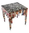 Recycled Paper Table