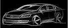 Volkswagen Releases Official Sketch Of New Midsize Sedan