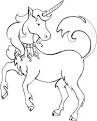 Unicorn coloring page