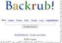 Just Do a Backrub Search? | And He Blogs