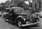 A Humber Pullman limousine with chauffeur in the 1950s