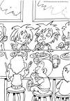 Lunch coloring page