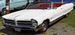 1965 Pontiac Bonneville Convertible - White - Red Interior