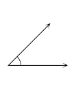 Flashcard of an Acute angle Clipart