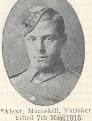Private ALEX MACASKILL