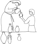 Elisha coloring page