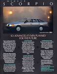 Merkur Scorpio - Vintage Car Ads