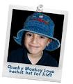 Chunky Monkey logo bucket hat for kids - hat_kid