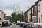 Oakland Street, West Bank. The Widnes-Runcorn Bridge (officially the Silver - via Daymix