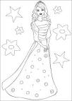 Barbie Princess coloring page