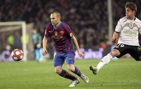 Spanish La Liga Primera Soccer: Barcelona vs Valencia