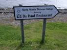 HU3939 : Signpost to North Atlantic Fisheries College, Scalloway - via Daymix