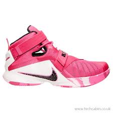 Best Price VividPink-MetallicSilver-White Mens Nike LeBron Soldier 9 Basketball Shoes-NJ802285.jpg