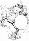 Action man coloring page