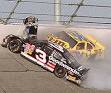 Dale Earnhardt's (#3) car is