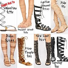 Ought Not To, Ought To: Gladiator Sandals | Truffles and Trends
