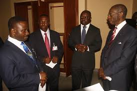 ... Deacon Gameliel Onosode, (Pro- Chancellor) (right), Prof Timothy Olagbemiro, Vice Chancellor and Rev. Dr Samson Ayokunle, Visitor, Bowen University - pix-5