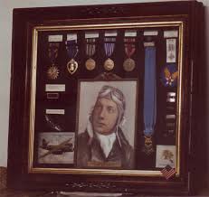 Capt. Darrell R. Lindsey, 394th, Medal of Honor, Martin B-26 ... - Captain-Darrell-Lindsey-shadow-box