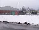 Aldershot, Home of the British Army. Shed, parking apron and trucks - a - via Daymix