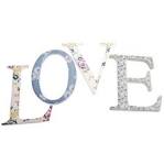 Gisela Graham Floral Mix & Match LOVE Wall Letters - Gisela Graham