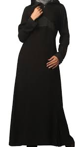 CP-S13-VS04: Black Hooded Abaya Jilbab Dress | Abayas Jilbabs ...
